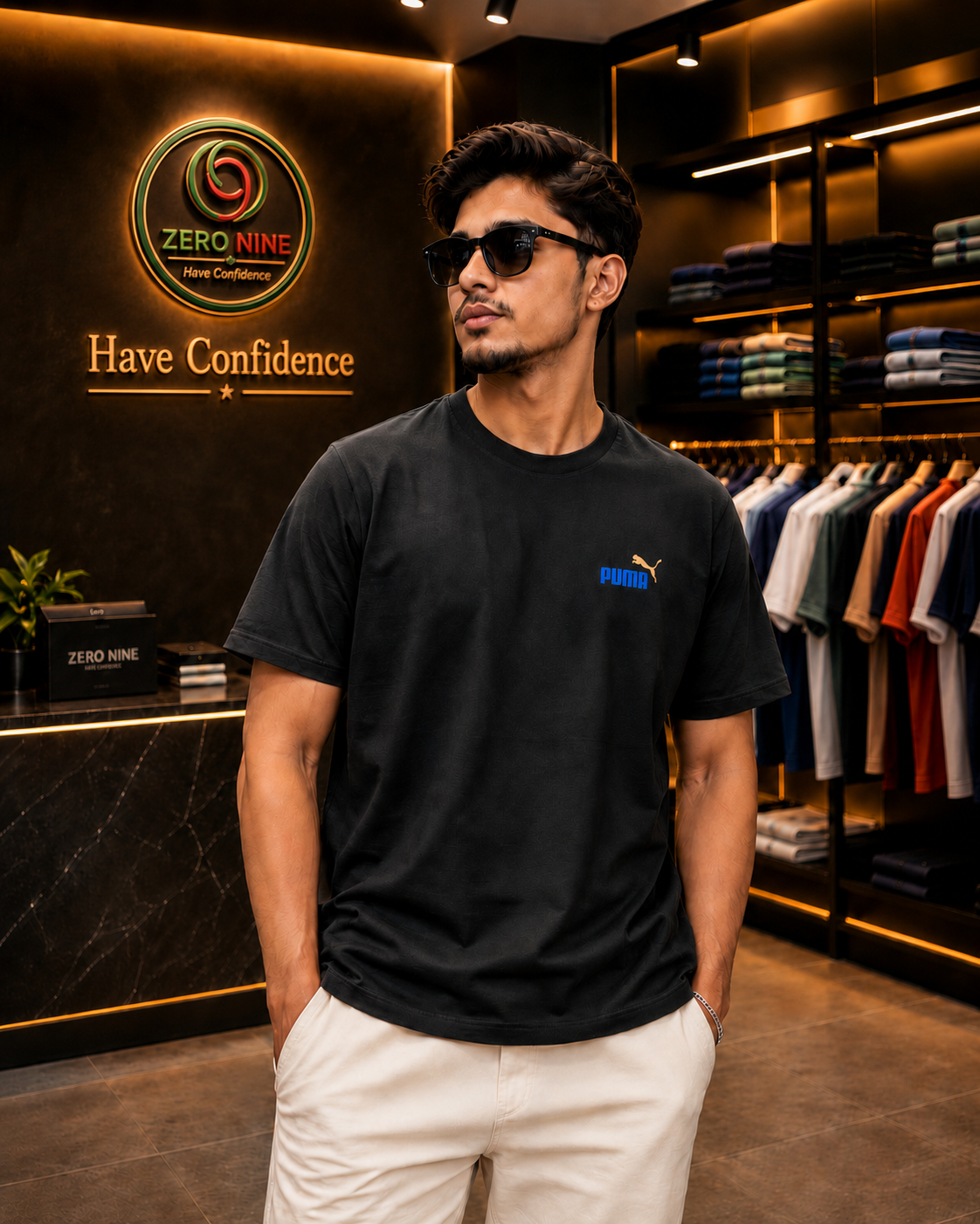 Premium Black T-Shirt   P0508