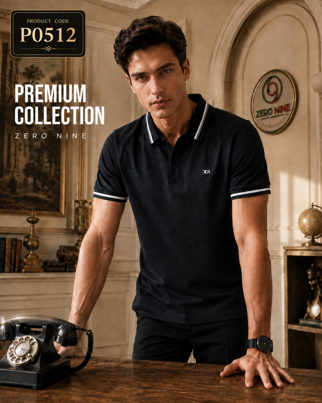 China Imported Premium Polo Shirt    P0512